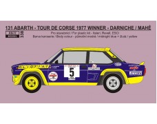Decal - Fiat 131 Abarth - 1977 Tour de Corse rallye winner - Darniche / Mahé